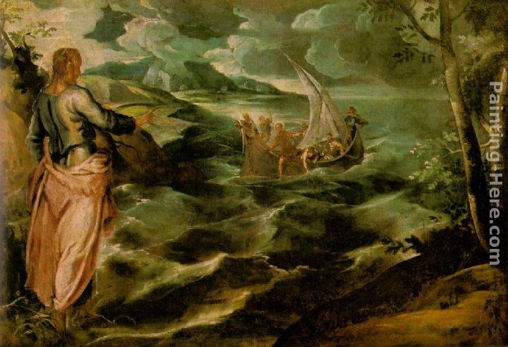 Jacopo Robusti Tintoretto Christ at the Sea of Galilee